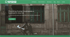 Desktop Screenshot of expatriatetaxonline.com