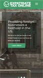 Mobile Screenshot of expatriatetaxonline.com
